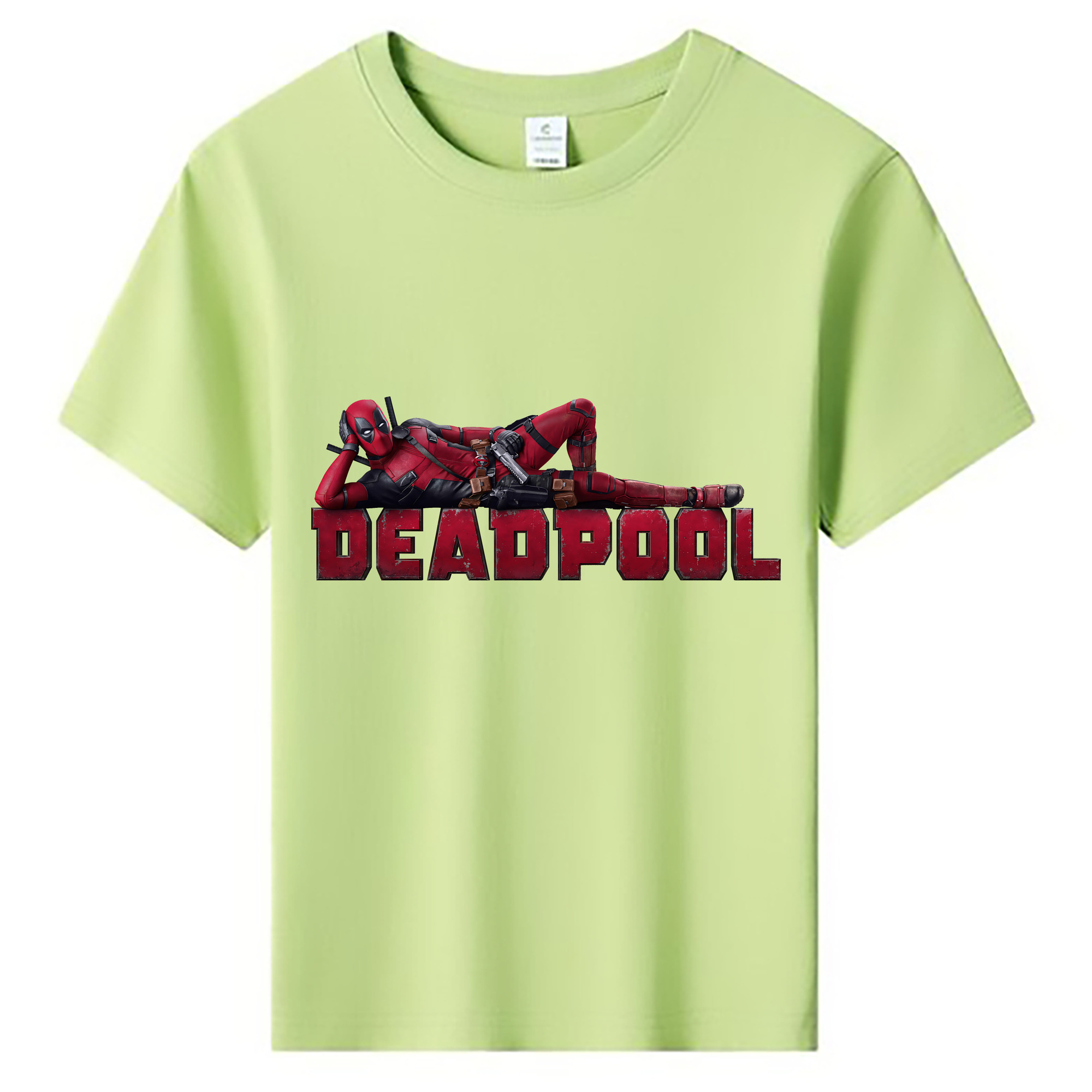 （画像用） Deadpool デッドプール 綿100％キッズTシャツ（フロントプリント）